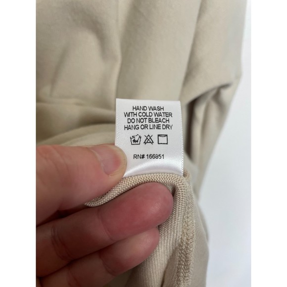 Something About You Oversized Long Sleeve Tunic Sweater Off The Shoulder Ivory - Picture 13 of 15